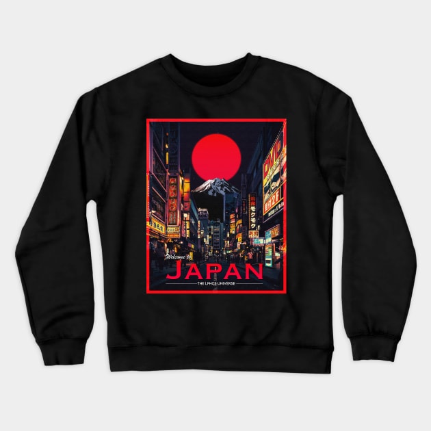 POSTCARD: JAPAN. Crewneck Sweatshirt by LFHCS